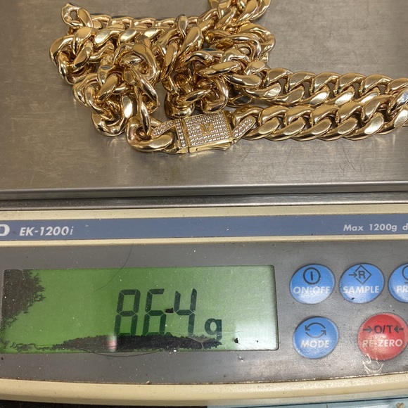 NEW 14K Solid Gold Cuban Necklace 26” - Picture 6 of 8